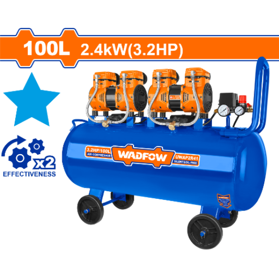 ปั๊มลม WADFOW 2400W 100L WAP2R41