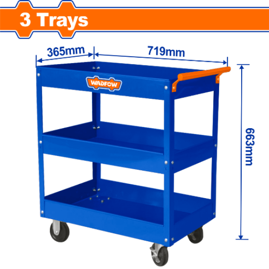 รถเข็นเครื่องมือช่าง 3 ชั้น WADFOW WCS1A13