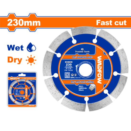 ใบตัดเพชร แบบแห้ง WADFOW 9" WDC1K05