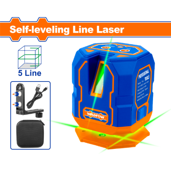 เลเซอร์วัดระดับ 5 ไลน์ WADFOW WLE1M05