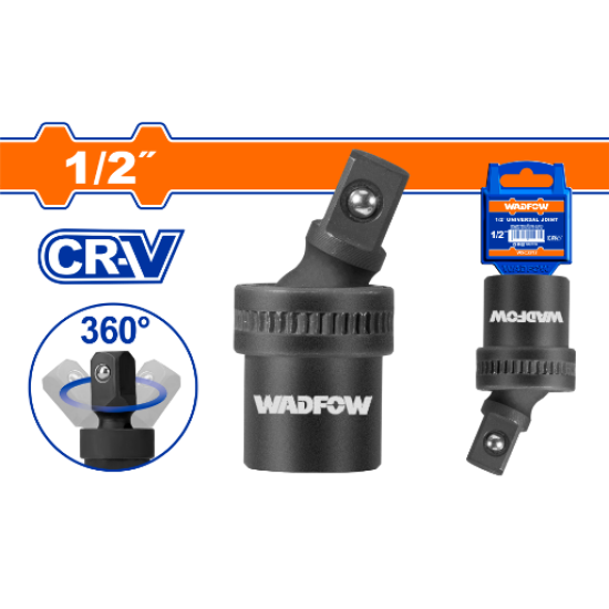 ข้ออ่อนบล็อกลม WADFOW 1/2" CR-V WMS4212