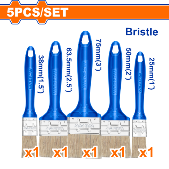 ชุดแปรงทาสี สำหรับสีน้ำมัน 5 ชิ้น WADFOW WPB1952