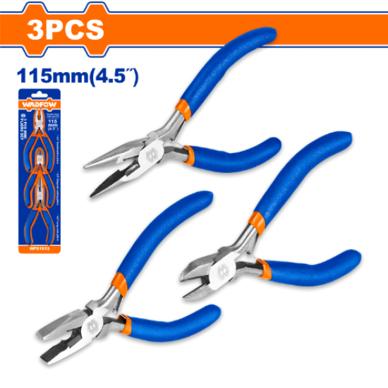 ชุดคีม 3 ชิ้น WADFOW 4.5" WPS1613