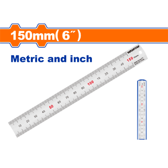 ไม้บรรทัด WADFOW 6" WRU1315