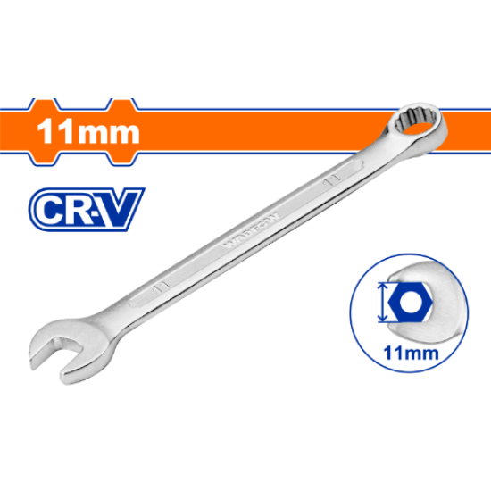 ประแจแหวนข้างปากตาย WADFOW CR-V WSA1111