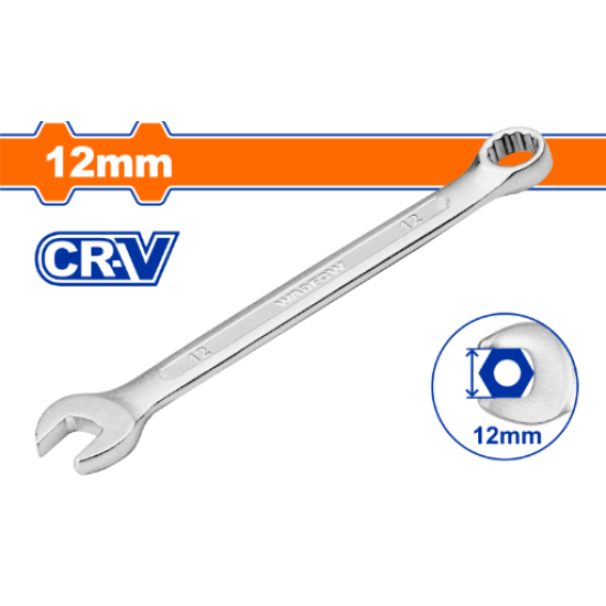 ประแจแหวนข้างปากตาย WADFOW 11mm CR-V WSA1112