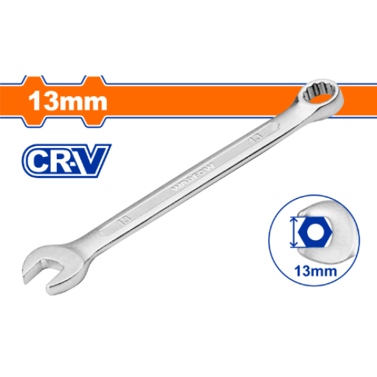 ประแจแหวนข้างปากตาย WADFOW 13mm CR-V WSA1113