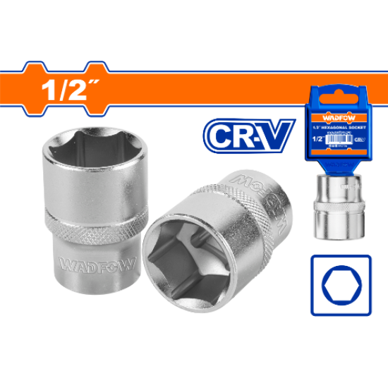 ลูกบล็อก WADFOW 1/2" 16mm CR-V WSC1216