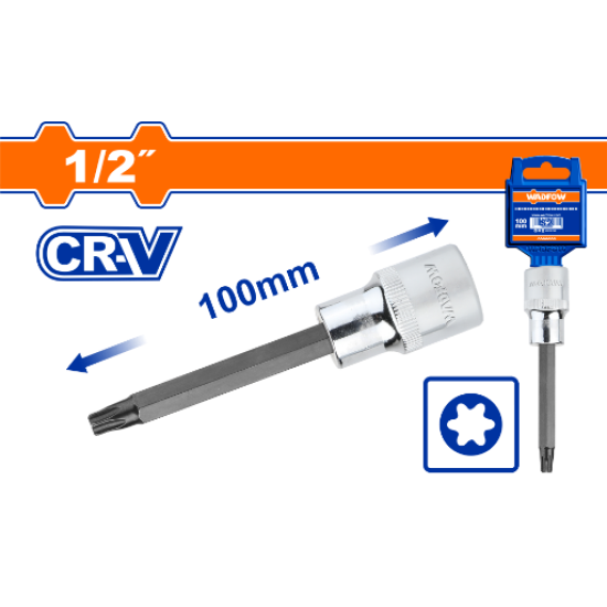 ลูกบล็อกเดือยโผล่ หกเหลี่ยม WADFOW 1/2" CR-V WSC5211