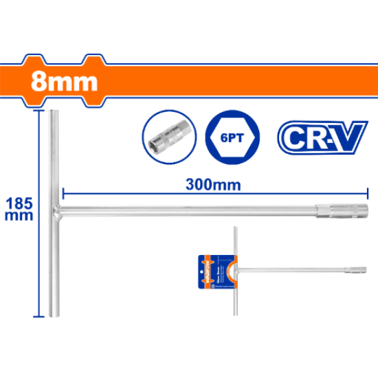 บล็อกตัว T WADFOW 8mm CR-V WTH1108