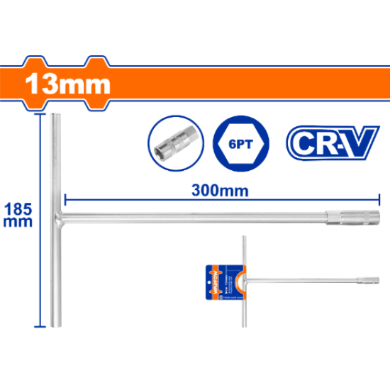 บล็อกตัว T WADFOW 13mm CR-V WTH1113