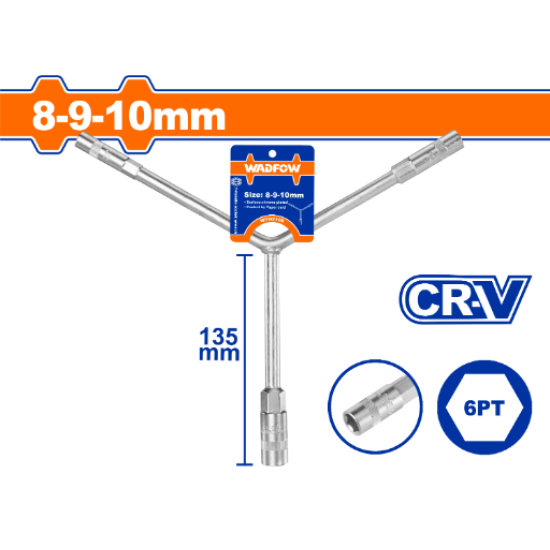 บล็อกตัว Y WADFOW 8x9x10mm CR-V WTH2100