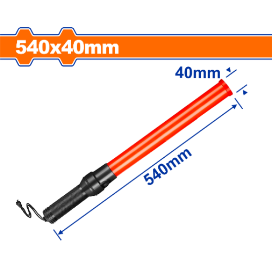 กระบองไฟกระพริบ สีแดง WADFOW 540x40mm WYJ3A54